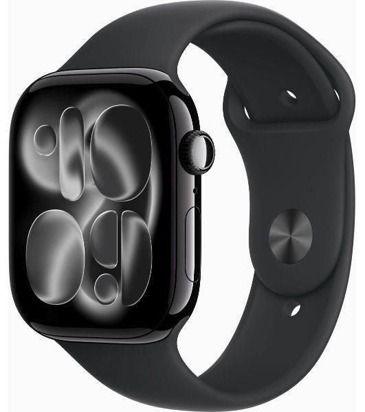 Умные часы Apple Apple Watch Series 11 GPS A3333 1.96" OLED, 4G (LTE), Wi-Fi, Bluetooth 5.3, NFC, IPX8, черный