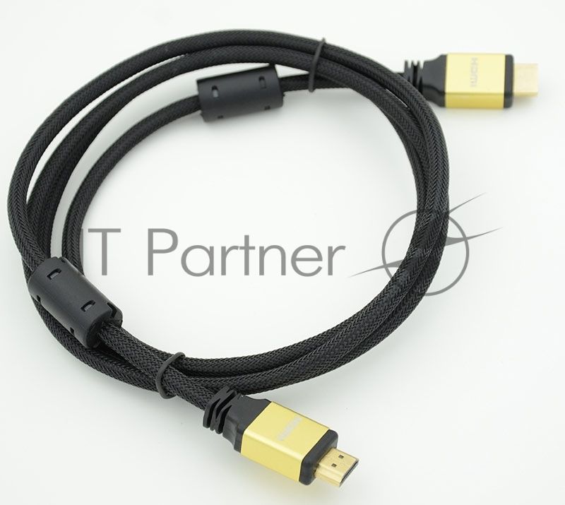 Кабель HDMI Behpex Ver.1.4 Gold jack HDMI(19pin)/HDMI(19pin) 1.8м феррит.кольца позолоченные контакты