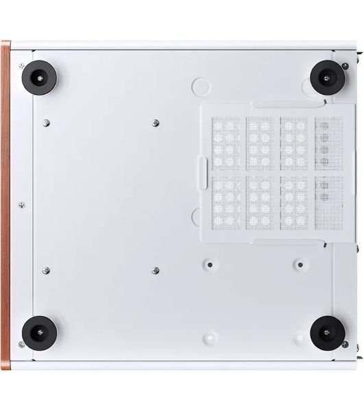 Корпус Jonsbo V12, Micro-Tower, белый, 2 x 120 мм