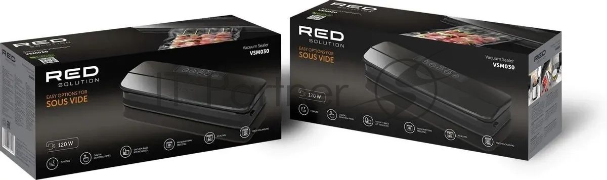 Вакуумный упаковщик Red Solution VSM030 120Вт черный