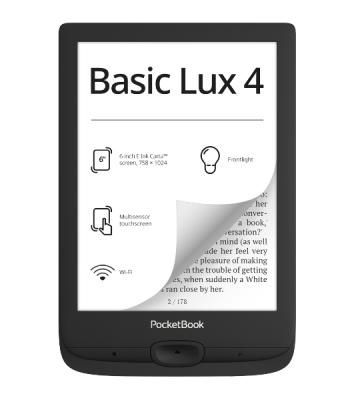 Электронная книга PocketBook 618 Basic Lux Ink черный (PB618-P-WW)