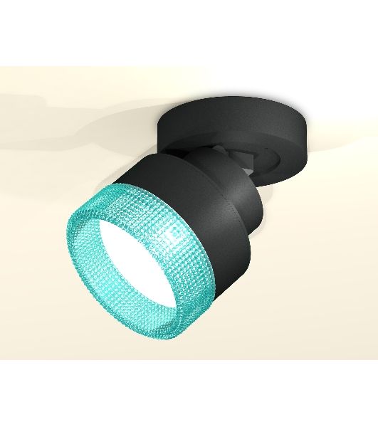 Светильник Ambrella Light XM8102043 SBK/BL черный песок/голубой GX53 (A2229, A2106, C8102, N8488)