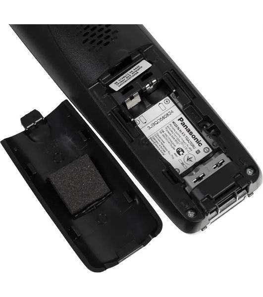 Телефон беспроводной (DECT) Panasonic KX-TG2511RUM (металик) АОН, Caller ID,спикерфон на трубке,переход в Эко режим одним нажатием