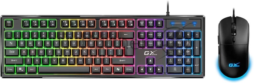 Комплект клавиатура+мышь Genius Scorpion KM-GX6 проводной, USB, 3200 DPI, черный