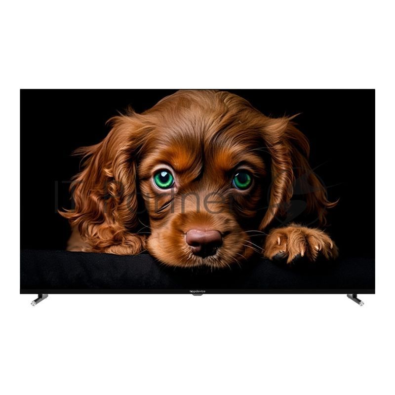 Телевизор Topdevice 65" TDTV65CQ09U_BK черный VA-QLED UHD 60Hz Smart 2/16Gb