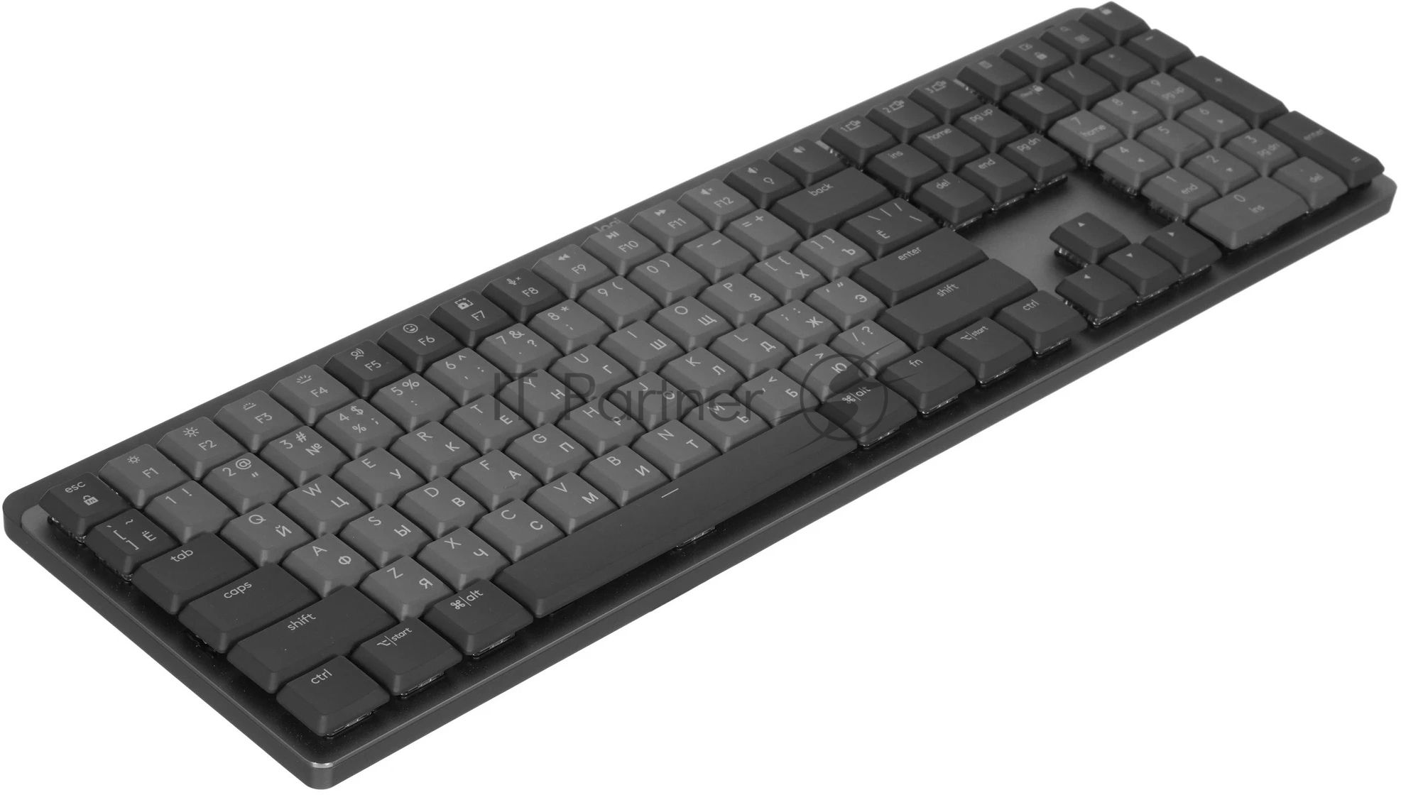 Клавиатура Logitech MX Mechanical механическая черный USB беспроводная BT/Radio slim LED (920-010766)