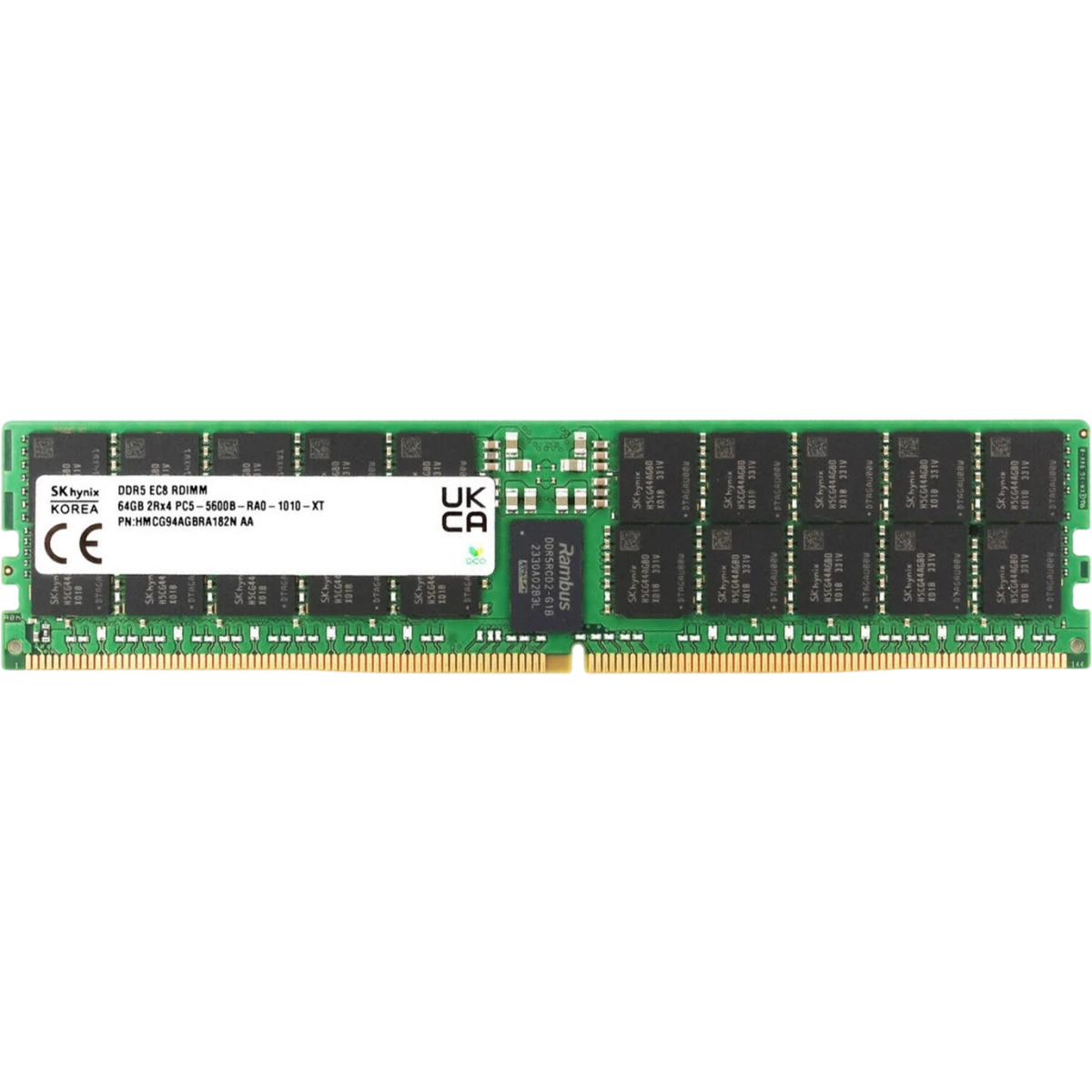 Оперативная память Hynix, DDR5, 64GB (1x64GB), 5600 MHz, CL46, RDIMM