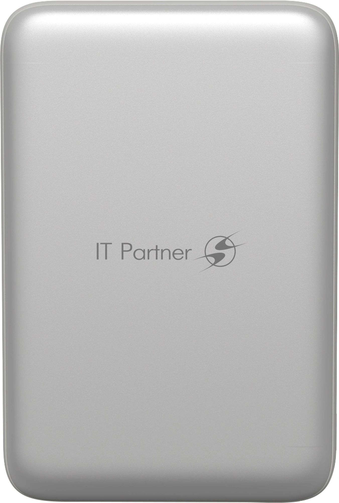 Мобильный аккумулятор Magssory PBN013t 10000mAh QC/PD 15W 3A USB-C беспров.зар. титановый