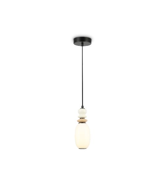 Светильник Ambrella light LH53141 BK/WH черный/белый 6W 3000K D120*1520