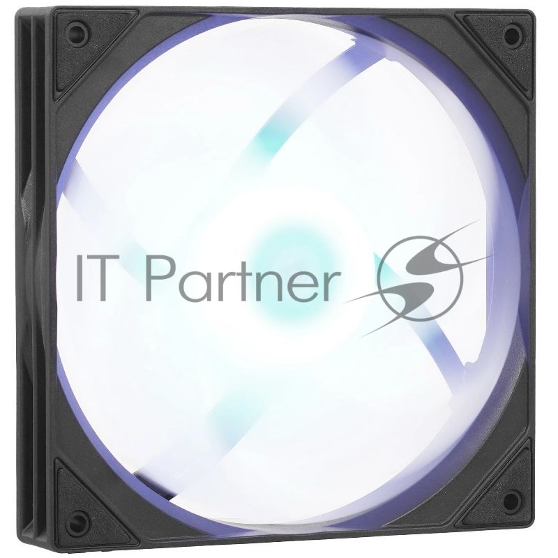 Вентилятор Powercase M53-14 ARGB черный 140x140x25mm (PWM, 80шт./кор, 4pin PWM (M+F)+ 3pin ARGB (M+F), 600-1800±10% об/мин)