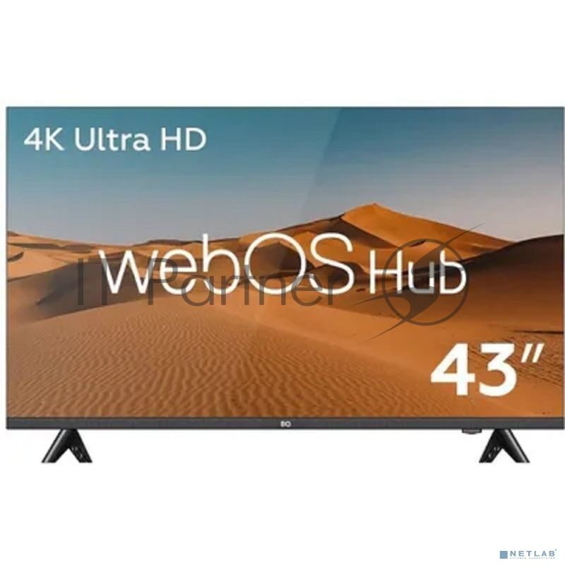 Телевизор BQ 43" 43FS36B черный LED FHD 60Hz WebOS