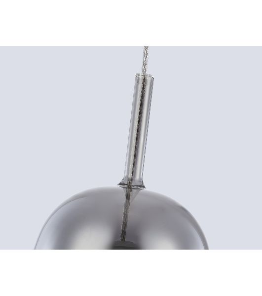 Подвесной светильник Ambrella light LH11123 BK/WH/SM черный/белый/дымчатый E27 max 60W D175*310