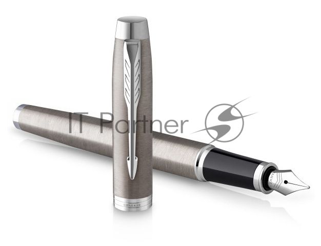 Набор ручек Parker IM Core FK221 (2183058) Stainless Steel CT M сталь нержавеющая, подарочная коробка, ручка перьевая, ручка шариковая