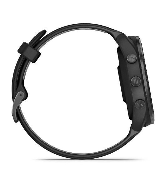 Умные часы Garmin Forerunner 965, 1.4" AMOLED, Wi-Fi, Bluetooth, NFC, GPS, 50м, черный / серый