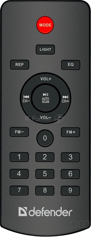 Портативная акустика Defender Rage 50 Вт Light/BT/FM/USB/LED/TWS черный