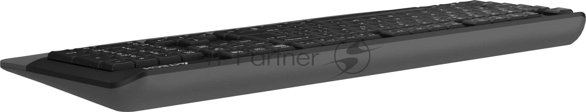 Клавиатура A4Tech FGK20 серый USB беспроводная Multimedia (подставка для запястий)