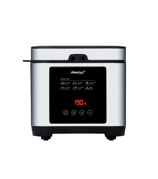 Фритюрница-фондю Steba DF 150 F серебристый/чёрный, 1200 Вт, 2.5 л, 0.8 кг, таймер