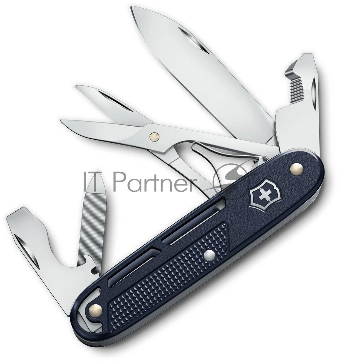 Нож перочинный Victorinox Synergy X Alox (0.8226.22) 93мм синий карт.коробка