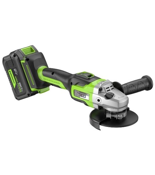 Углошлифовальная машина Greenworks GD24AG 758Вт 10500об/мин рез.шпин.:M14 d=125мм (3200207CUH)