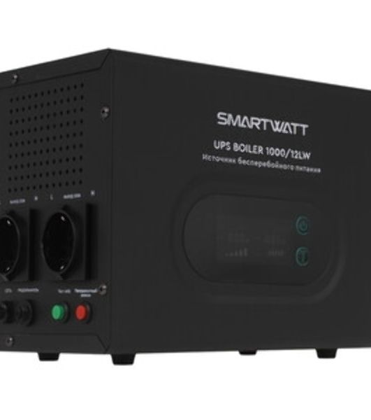 Источник бесперебойного питания Smartwatt Boiler 1000/12LW 600Вт 1000ВА черный