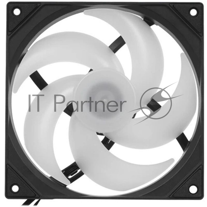 Вентилятор Powercase M53-14 ARGB черный 140x140x25mm (PWM, 80шт./кор, 4pin PWM (M+F)+ 3pin ARGB (M+F), 600-1800±10% об/мин)