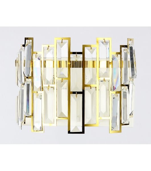 Светильник Ambrella light TR5055 GD/WH/CL золото/белый/прозрачный E14/2 max 40W 250*200*140