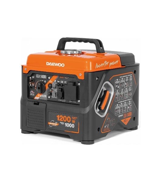 Генератор Daewoo GDA 1400i 1.2 кВт