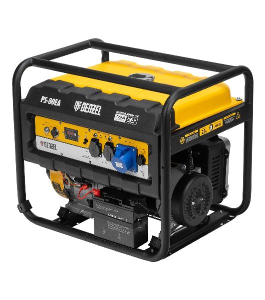Электрогенератор бензиновый Denzel PS 80 EA, 8 кВт, 85 дБ, 90 кг