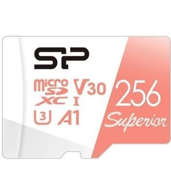 Флеш карта microSD 256Gb Silicon Power Superior A1 microSDXC Class 10 UHS-I U3 100/80 Mb/s