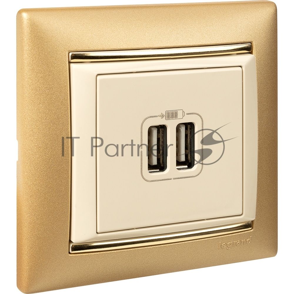 Розетка 2-ая USB 774170 Legrand Valena Сл. кость