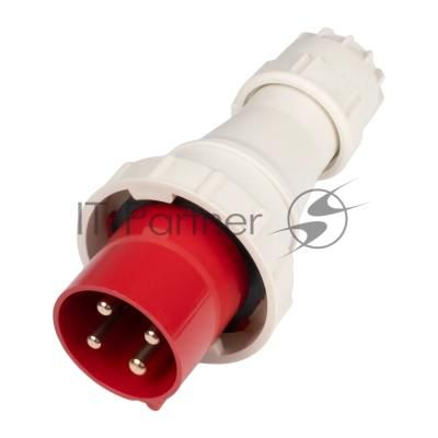 Вилка переносная PPC 034 3Р+РЕ 63А 380В IP67 Jazzway