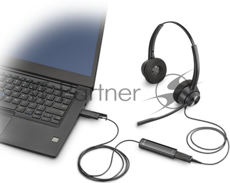 Адаптер USB Plantronics DA75, черный, 786C6AA