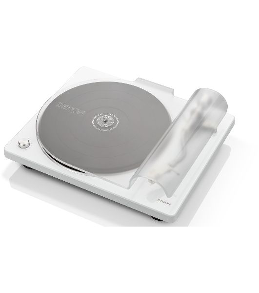 Проигрыватель винила Denon DP-400F, частично автоматический, белый
