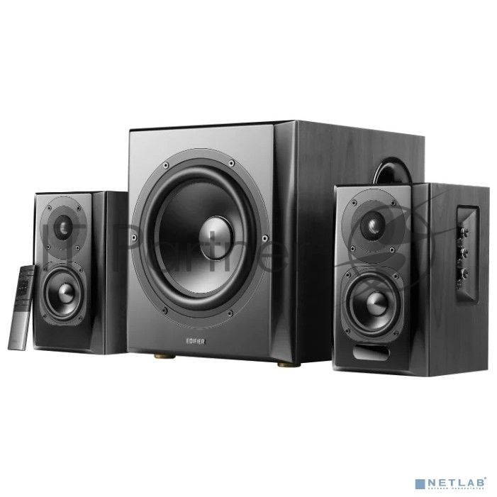 Колонки Edifier S351DB Black 2.1,150W RMS, дерево, Bluetooth aptX