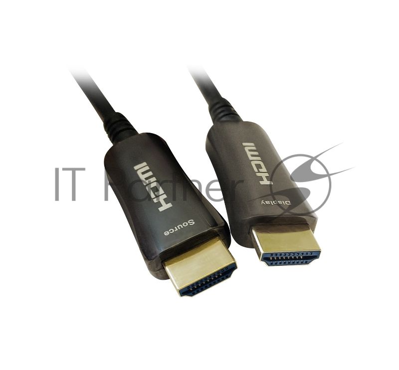 Кабель аудио-видео Digma HDMI 2.0 AOC HDMI (m)/HDMI (m) 10м. позолоченные контакты черный (BHP AOC 2.0-10)