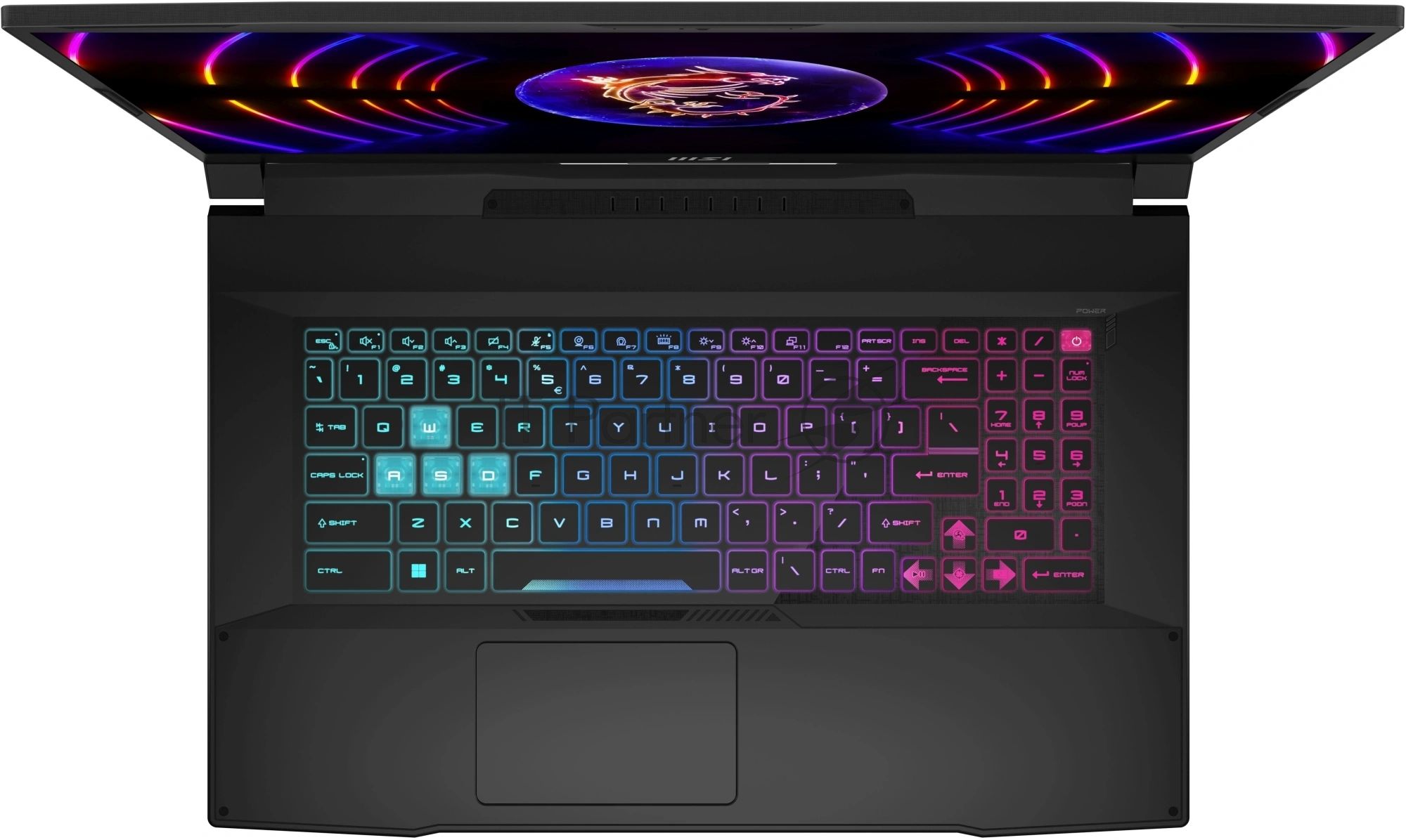 Ноутбук MSI Katana 17 B13VEK-1621XRUY Core i5 13420H 8Gb SSD512Gb NVIDIA GeForce RTX4050 6Gb 17.3" IPS FHD (1920x1080) без ОС black WiFi BT Cam (9S7-17L541-1621)