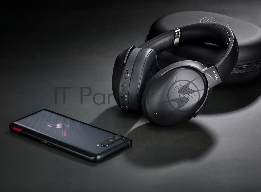 Игровые беспроводные наушники ASUS Strix Go BT (3.5mm, Bluetooth, 40 мм неодимовые магниты, 32 Ом, 20 ~ 20000 Гц, микрофон, 1800 мА.ч, 90YH02Y1-B5UA00)