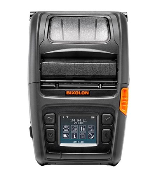 Принтер этикеток мобильный Bixolon XM7-30, 203 dpi, 127 мм/сек, USB, RS-232 (COM порт, Serial), Bluetooth, черный