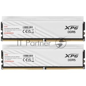 Оперативная память XPG Lancer Blade, DDR5, 32GB (2x16GB), 6400MHz, CL32, DIMM, с радиаторами, RGB, белый