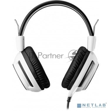 Проводные наушники Oklick HS-G300 белый/черный, полноразмерные, Jack 3.5 мм