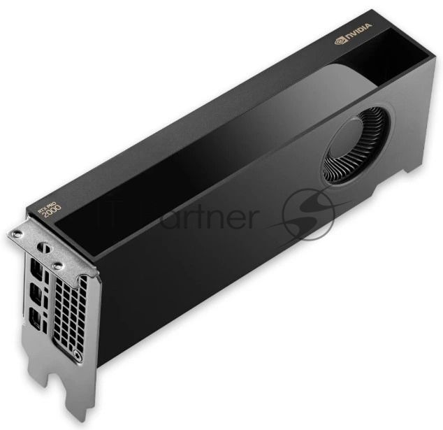 Видеокарта NVIDIA RTX PRO 2000 Blackwell, 16 GB GDDR7, 128 bit, 4xMini DisplayPort, GPU 982 MHz