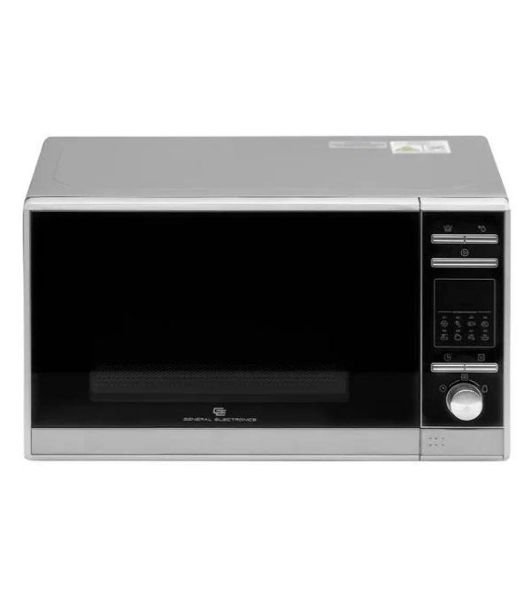 Микроволновая печь General Electronics GE DG420S атласное серебро, 20 л, 700 Вт, переключатели - сенсор, кнопки, поворотный механизм