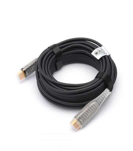 Кабель HDMI 30 м (HIGH speed, Metal gold, Optical) 8K VER 2.1 Кабель HDMI 30 м (HIGH speed, Metal gold, Optical) 8K VER 2.1