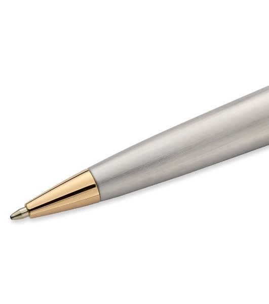 Ручка шариковая Waterman Expert 3 (CWS0952000) Stainless Steel GT M, синие чернила, подарочная коробка
