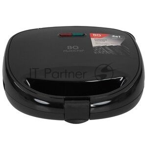 Вафельница BQ ST2001 черный, 4 in 1. MultiChef, 800 Вт, многофункциональный прибор 4 в 1, 4 пары панелей в комплекте: гриль, венские вафли, сэндвич, орешки, антипригарное покрытие панелей Non-Stick PRO, равномерный нагрев, вертикальное хранение, отсек для