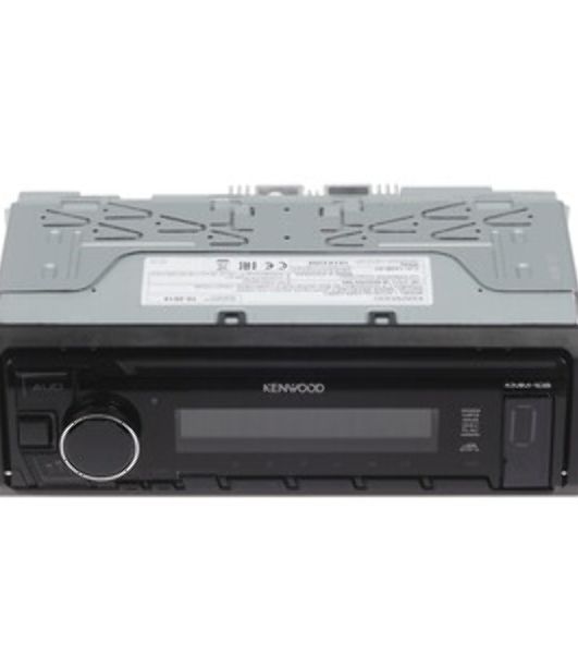 Автомагнитола Kenwood KMM-105M, 1 DIN, USB Type-A, AUX, съёмная панель