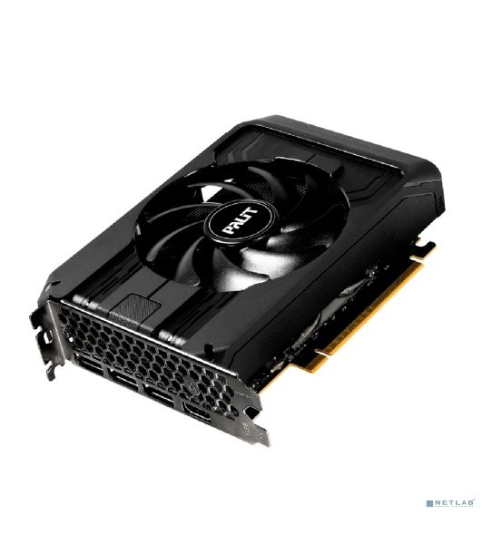 Видеокарта Palit GeForce RTX 5050 StormX OC, NVIDIA RTX 5050, 8 ГБ GDDR6, 128 бит, PCI-e 5.0, 1xHDMI, 3xDP, 2617 МГц