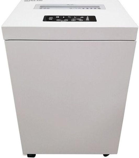 Шредер Office Kit S500 (2х15) белый (секр.P-5)/фрагменты/17лист./50лтр./скрепки/скобы/пл.карты/CD