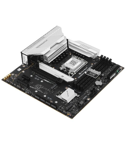 Материнская плата MAXSUN MS-Terminator B760M D5 WIFI 6E, LGA1700, Intel B760, 4xDDR5, 4xSATA, 3xM.2, 1xPCIe 5.0 x16, 1xPCIe 4.0 x4, 1xPCIe 3.0 x1, 1xHDMI, 1xDP, 1x2.5Gb LAN, Wi-Fi 6E, Bluetooth 5.3, 2xUSB-A 10Gbps, 6xUSB-A 2.0, 3x3.5 мм, 5.1, mATX