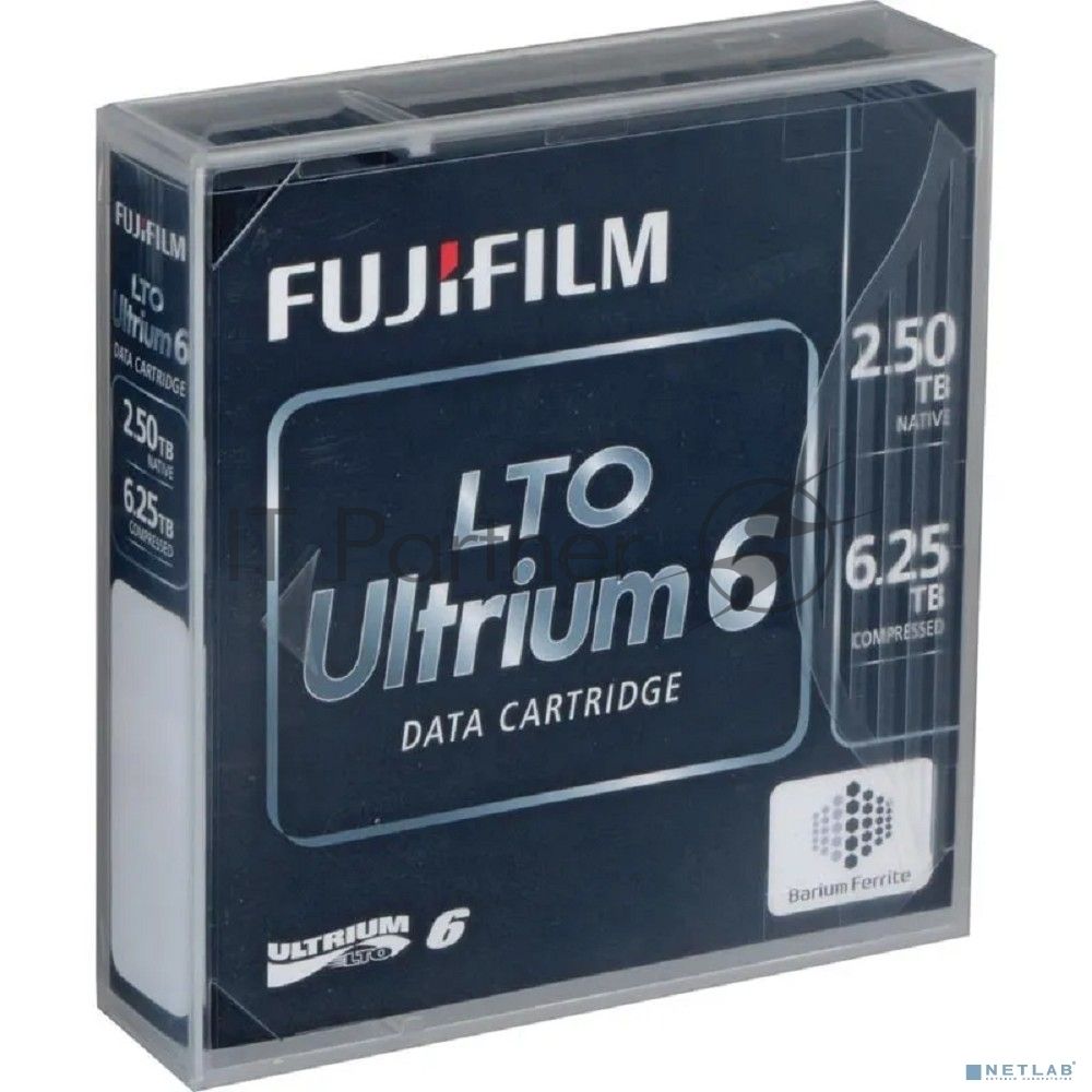 Ленточный накопитель Fujifilm LTO-6 RW 6,25Tb (2,5Tb native) Tape [16310732] аналог 00V7590 / C7976A